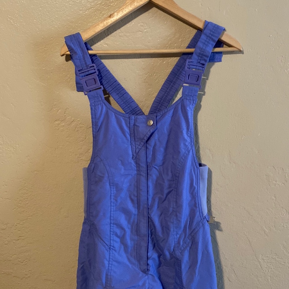 Vintage Ski Bib Pants Women XS Cornice Periwinkle